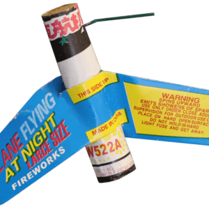 Plane Flying At Night Box